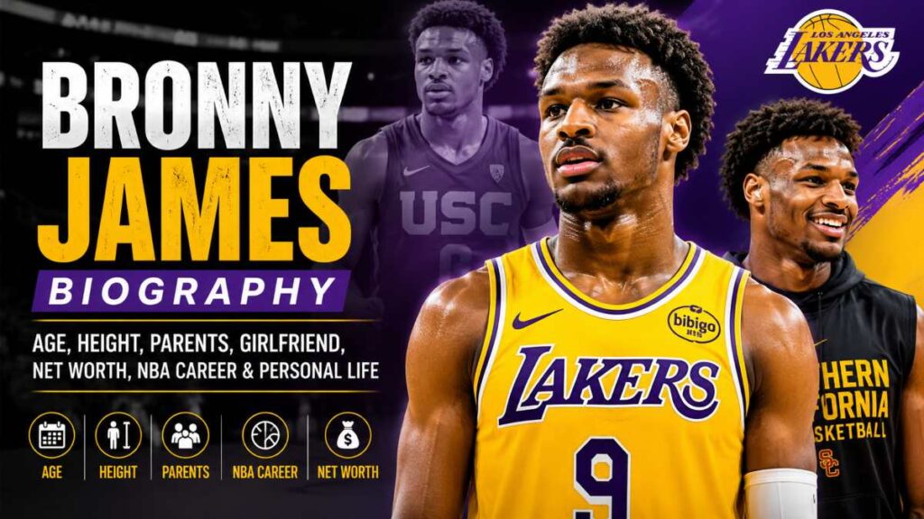 Bronny James Biography