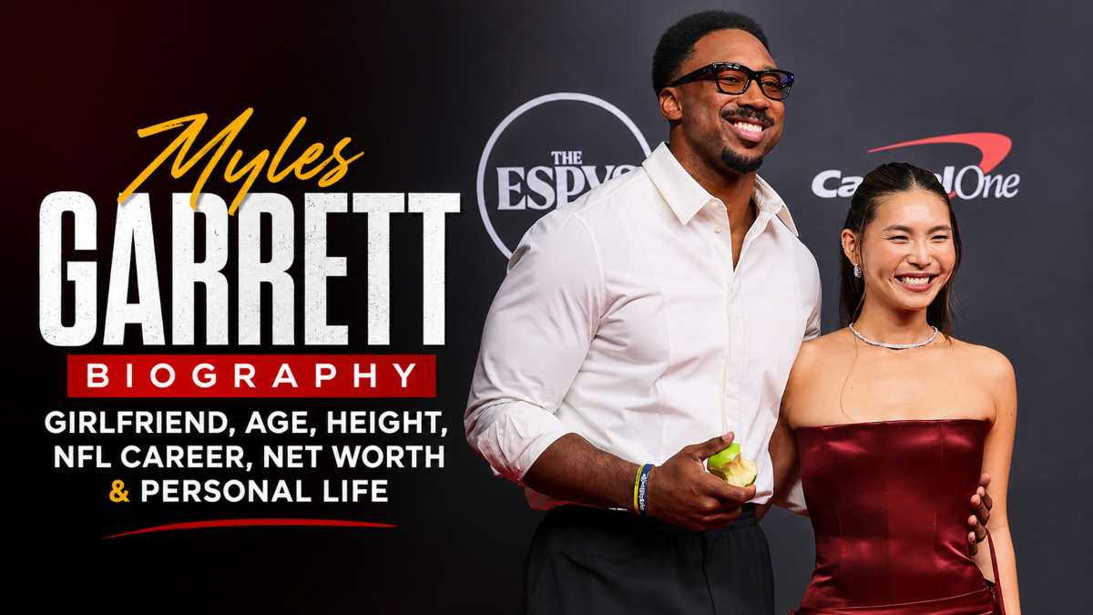 Who is Myles Garrett's girlfriend?
