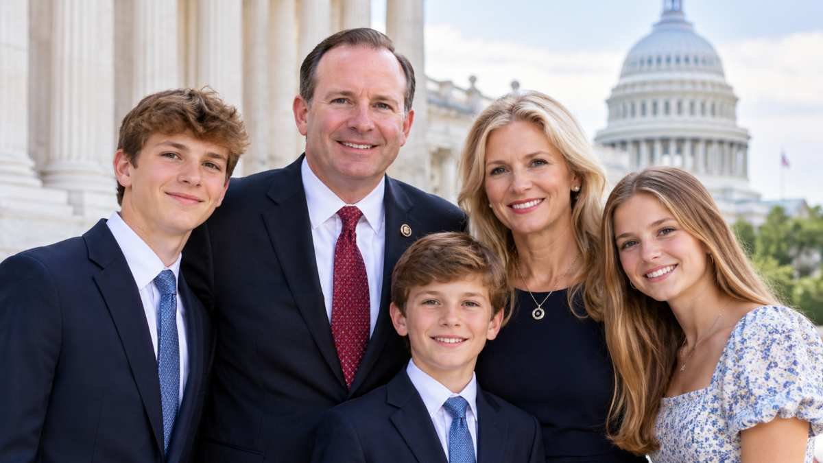 Mike Lee Wife & Children