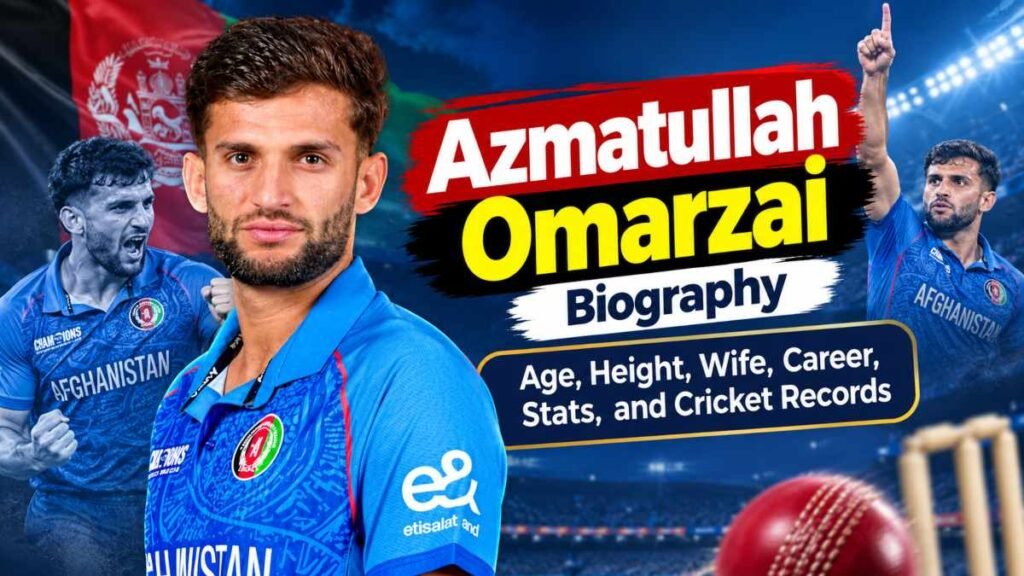 Azmatullah Omarzai Biography