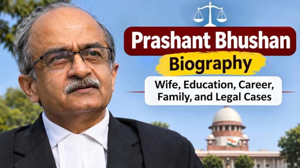 Prashant Bhushan Biography
